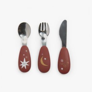 Coffret 3 Couverts en Silicone – Collection Après La Pluie