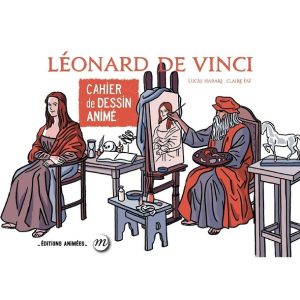 Cahier de dessin animé – Léonard de Vinci
