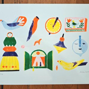 Risographie Les jouets