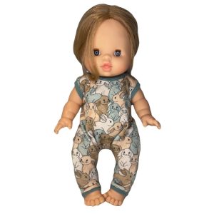 Minikane – Poupée Aliénor Habillée – Combinaison Lapins