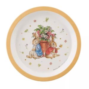 Peter Rabbit – Assiette Bébé Abricot
