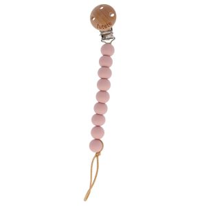 Attache-Tétine Silicone Rose