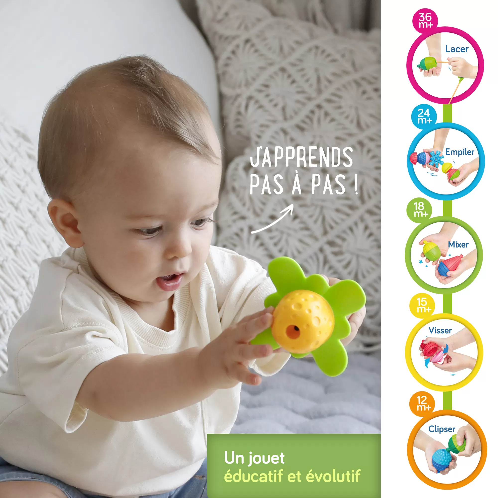 BOITE PERLES DE MOTRICITé LALABOOM – 36 PIÈCES – Image 2