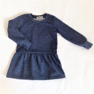 Robe bleu marine brillante bébé fille 18 MOIS
