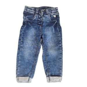 Pantalon jean bleu délavé bébé fille 18 MOIS ORCHESTRA