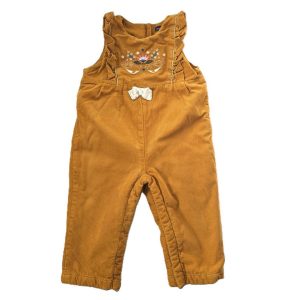 Salopette velours moutarde molletonnée bébé fille 18 MOIS SERGENT MAJOR