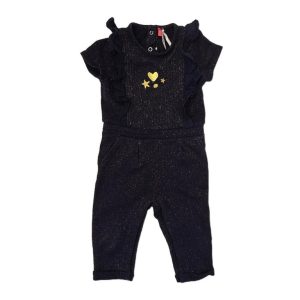 Combinaison de fête marine et dorée bébé fille 18 MOIS ORCHESTRA