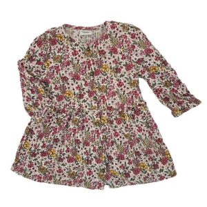 Robe à fleurs coton bébé fille 18 MOIS TAPE A L’OEIL TAO