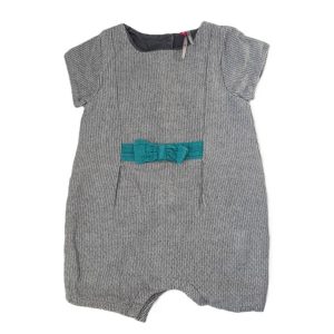 Combinaison courte de fête grise bébé fille 18 MOIS ORCHESTRA