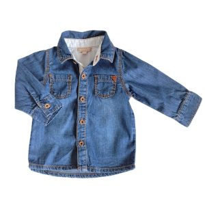 Chemise jean bleu bébé garçon 3 MOIS GRAIN DE BLE
