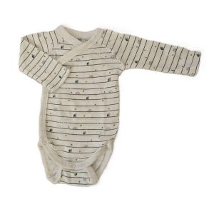Body blanc rayé bébé garçon 3 MOIS GEMO