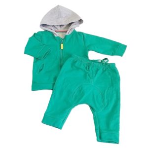 Ensemble Jogging vert et gris bébé garçon 6 MOIS L&rsquo;ENFANT DO