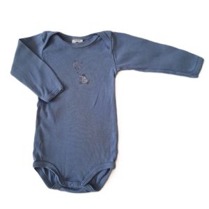 Body bleu éléphant bébé garçon 6 MOIS PETIT BATEAU