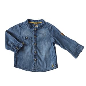 Chemise jean bleu bébé garçon 6 MOIS TAPE A L&rsquo;OEIL