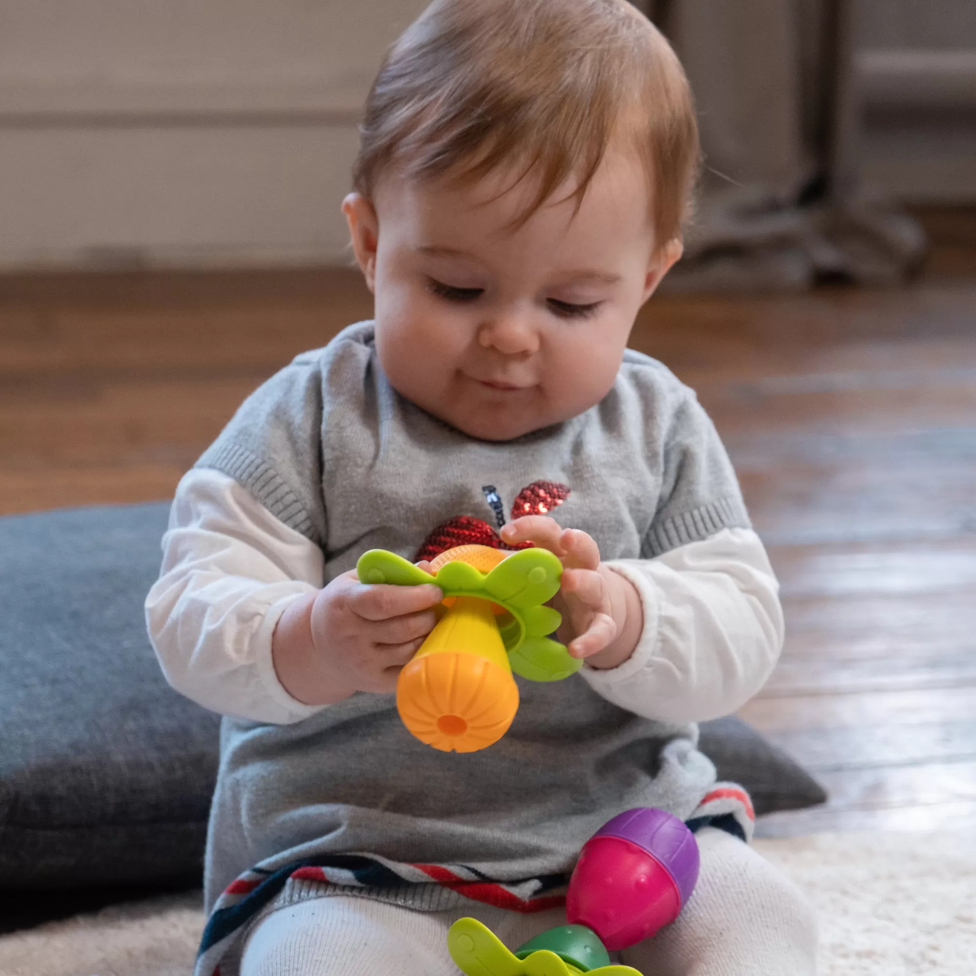 PERLES DE MOTRICITé LALABOOM – ANIMAUX DE LA FERME – 6 PIÈCES – Image 7