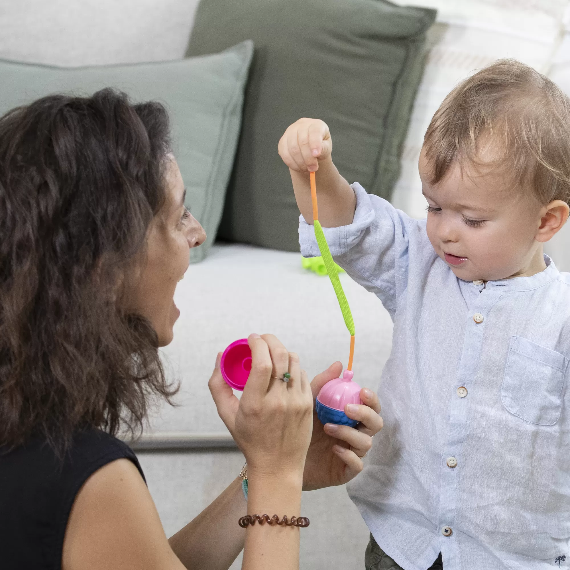 SAC PERLES DE MOTRICITé LALABOOM – ANIMAUX DE LA FERME – 28 PIÈCES – Image 9