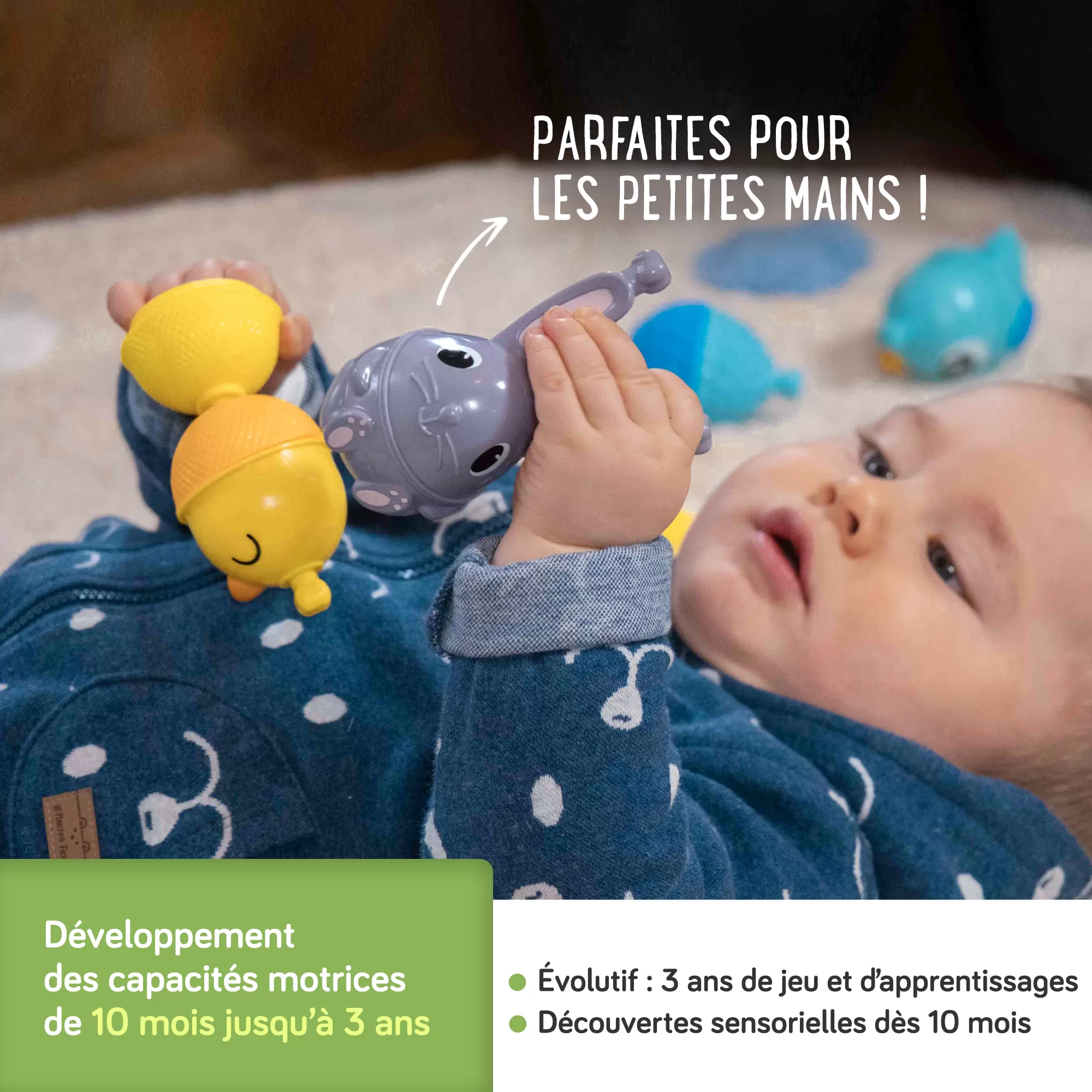 PERLES DE MOTRICITé LALABOOM – ANIMAUX DE LA FERME – 41 PIÈCES – Image 5