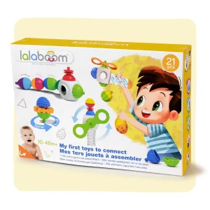 MES PREMIERS JOUETS à ASSEMBLER ET PERLES DE MOTRICITé – 21 PCS