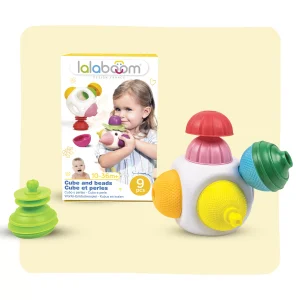 CUBE ET PERLES DE MOTRICITé – 9 PIÈCES