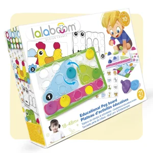 PLATEAU D&rsquo;ACTIVITéS MANUELLES ET PERLES DE MOTRICITé – 21 PIÈCES