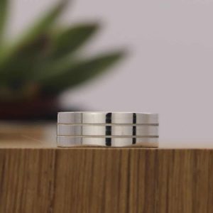 Bague homme Biarritz en argent massif