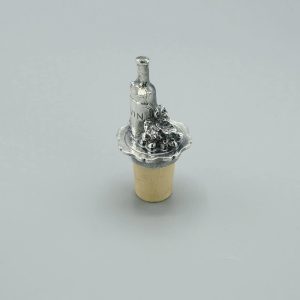 Bouchon pour bouteille de vin décor bouteille