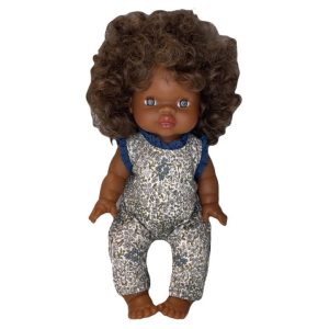 Minikane – Poupée Charlie Habillée – Combinaison Bleuette