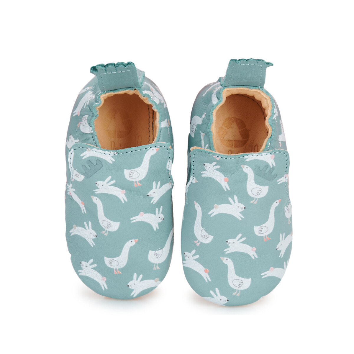 Easy Peasy – Chaussons Cuir Campagne 6/12 mois