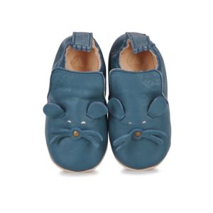Easy Peasy – Chaussons Cuir Souris 12/18 mois