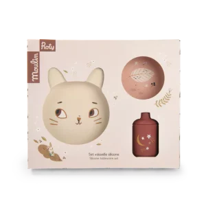 Coffret 3 Pièces Vaisselle en Silicone – Collection Après La Pluie