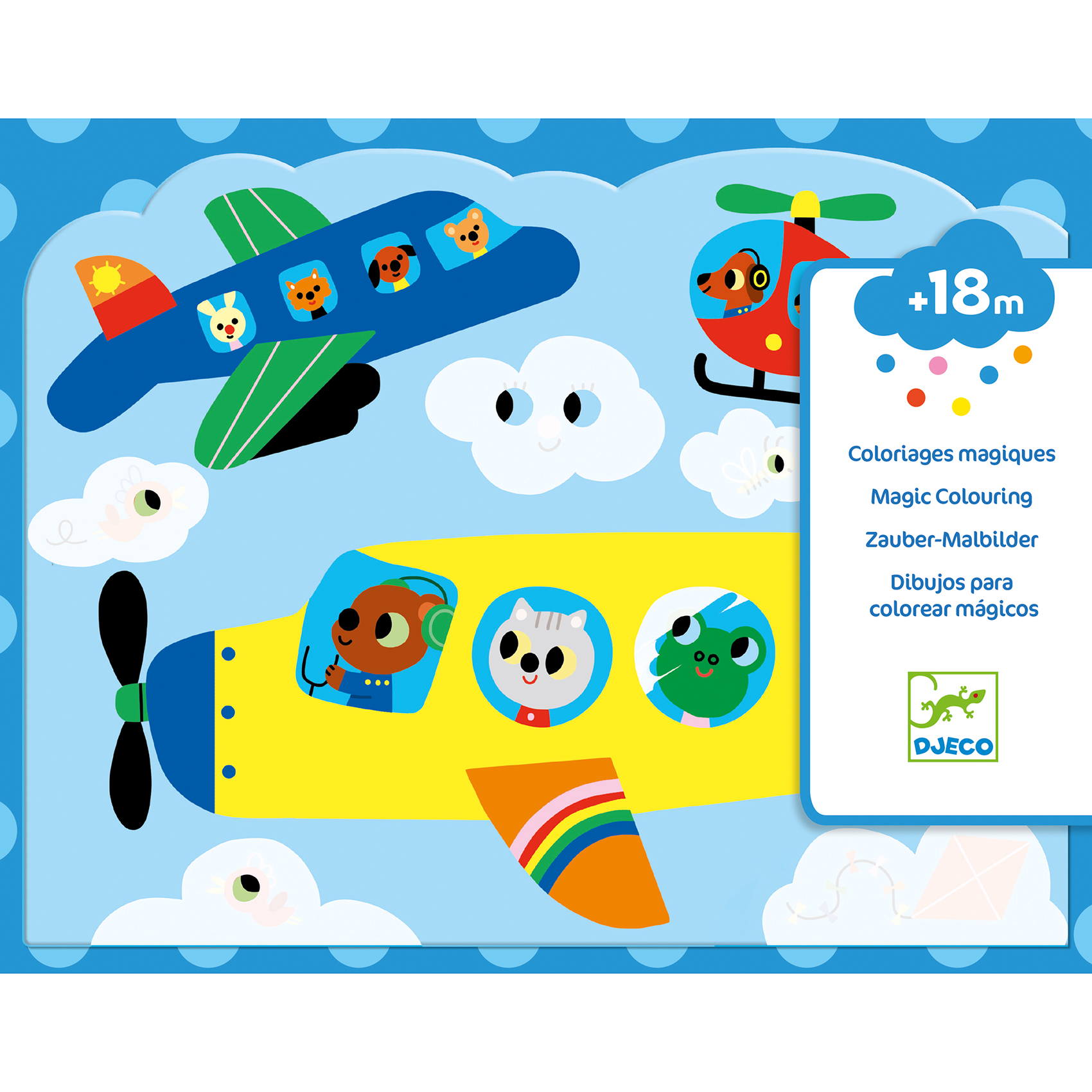 Premiers Loisirs Créatifs – Dès 18 Mois – Coloriages à l’Eau Dans Le Ciel