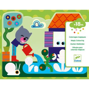 Premiers Loisirs Créatifs – Dès 18 Mois – Coloriages à l&rsquo;Eau Dans Le Jardin