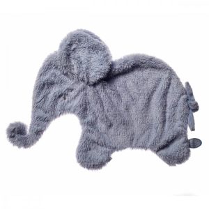 Eléphant Doudou Plat Bleu