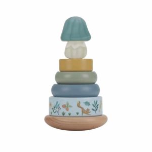 Collection Forêt – Tour à Empiler en Bois Bleu