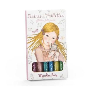 Coloriages et Activités – Les Rosalies – Feutres Paillettes