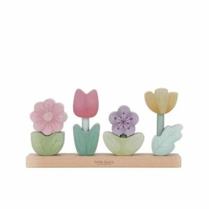 Collection Forêt – Empilable en Bois Fleurs Rose