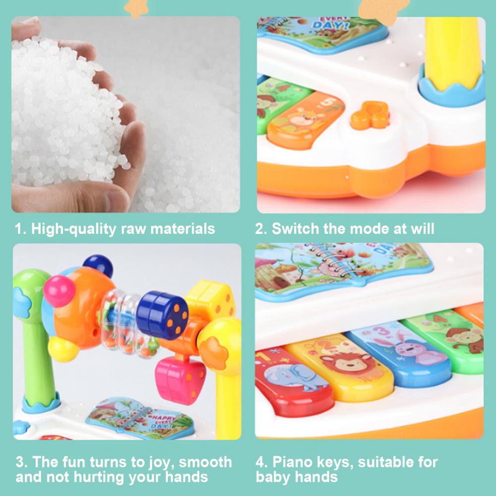 Piano musical rotatif pour enfants avec lumière – Image 6