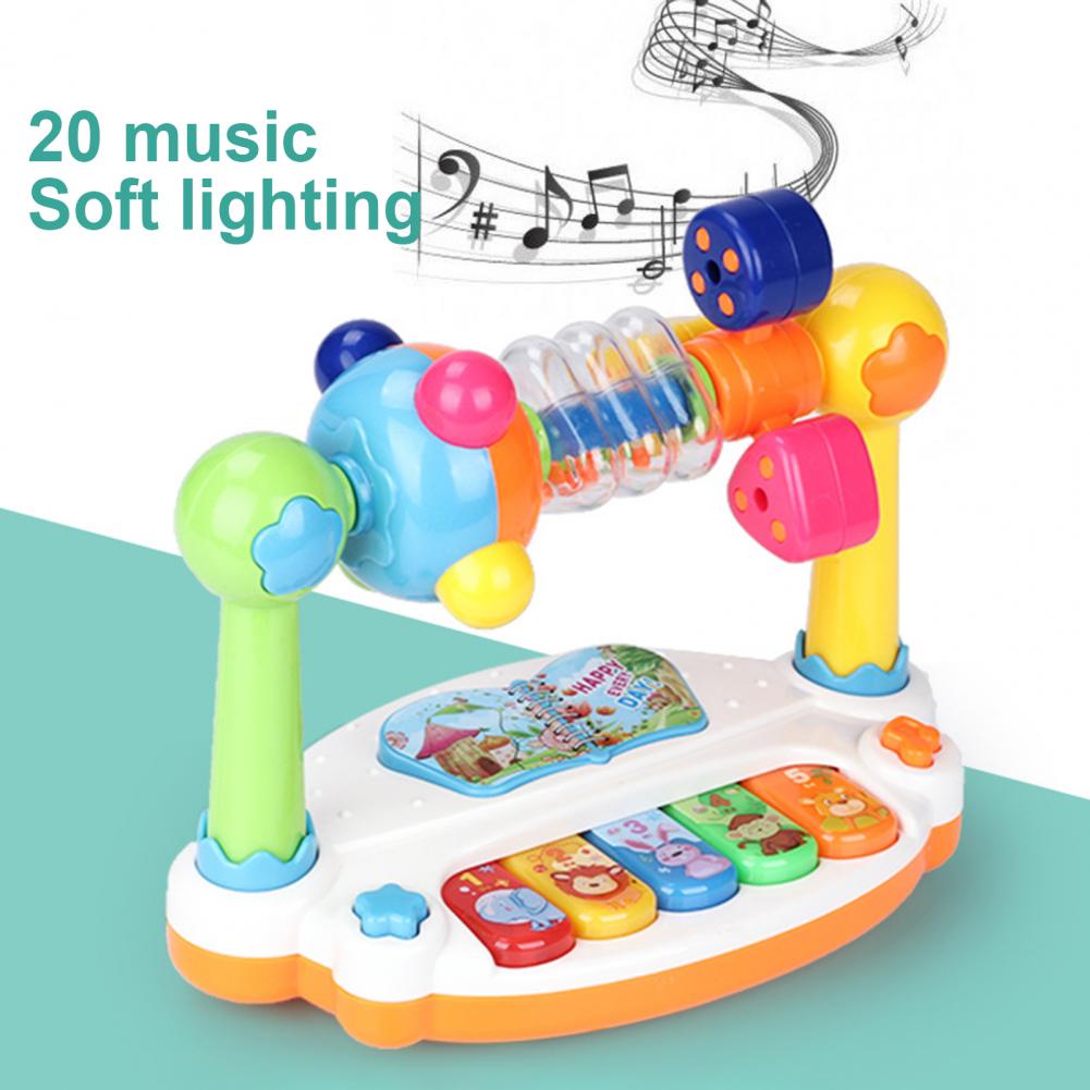 Piano musical rotatif pour enfants avec lumière – Image 4