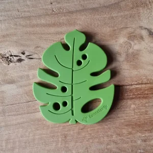 Silicone – Hochet de Dentition Feuille Vert