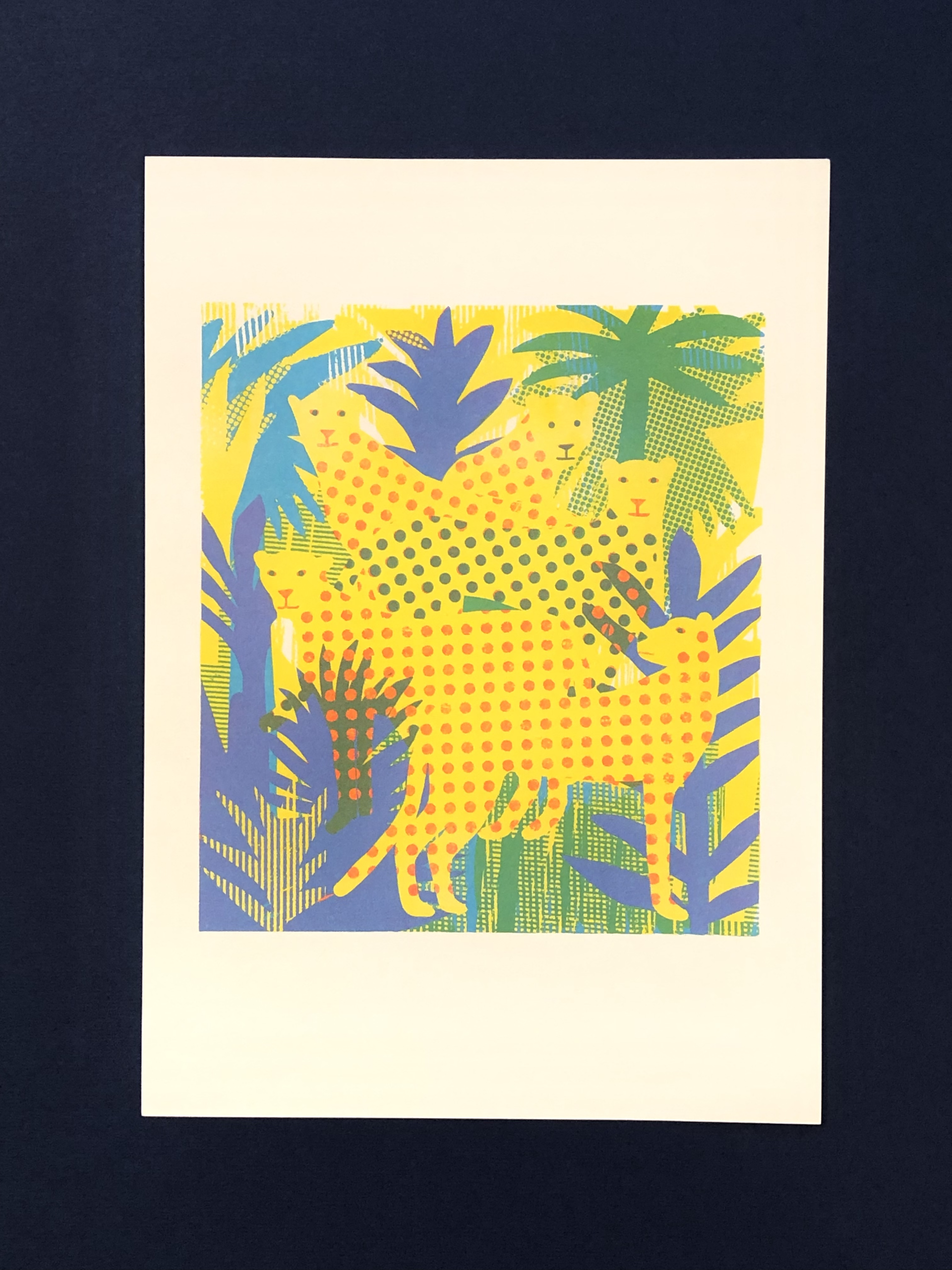 DANS LA JUNGLE TERRIBLE JUNGLE -LES LIONNES – RISOGRAPHIE