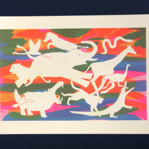 DANS LA JUNGLE TERRIBLE JUNGLE – LA COURSE – RISOGRAPHIE