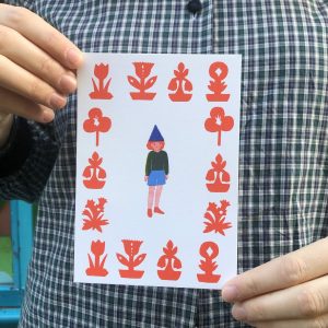 Au pied des montagnes (carte postale)