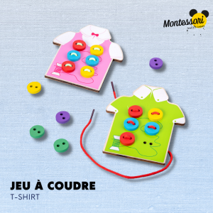Jeu à Coudre Montessori | T-shirt
