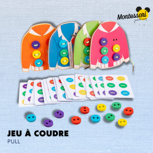 Jeu à coudre Montessori | Pull