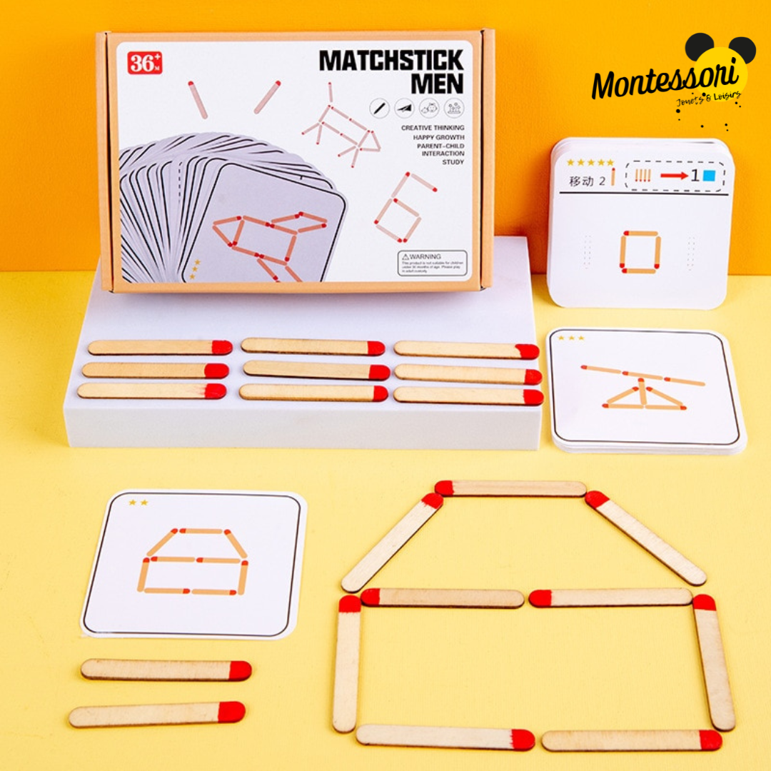 Jeu d’Allumettes Montessori | Casse tête, Bricolage – Image 5
