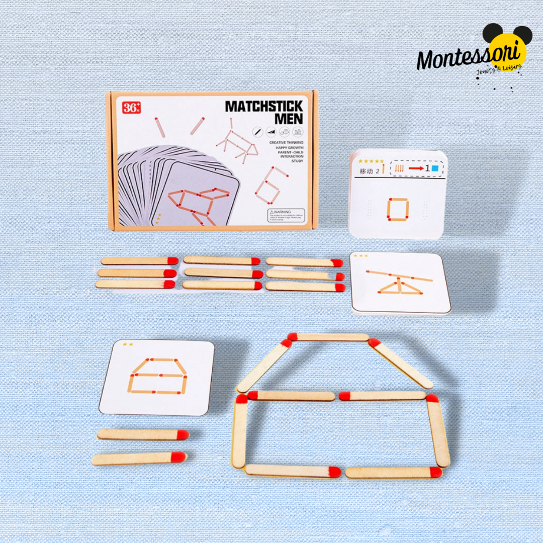 Jeu d’Allumettes Montessori | Casse tête, Bricolage – Image 2