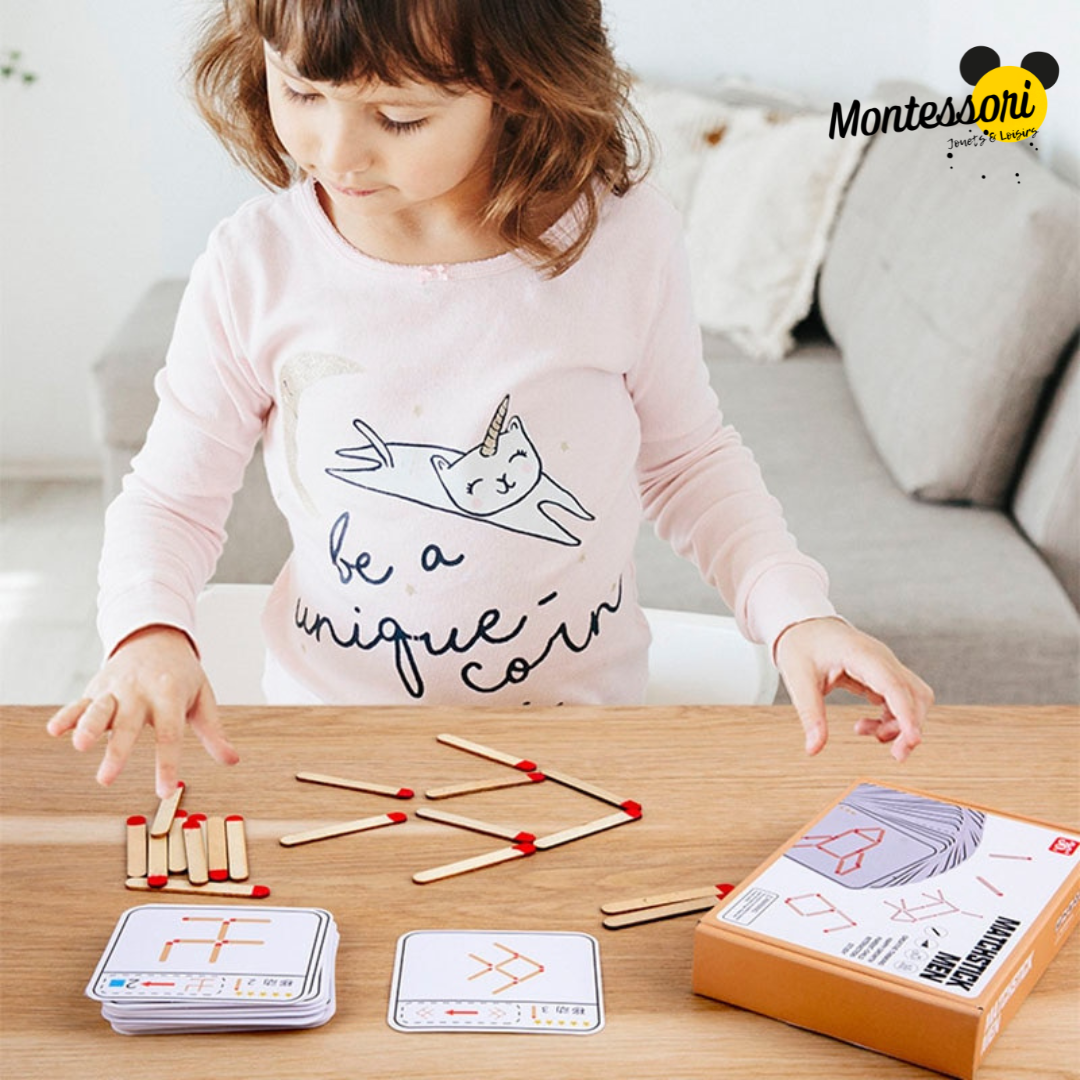 Jeu d’Allumettes Montessori | Casse tête, Bricolage – Image 6