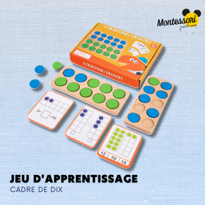 Jeu d&rsquo;Apprentissage Montessori | Cadre de dix