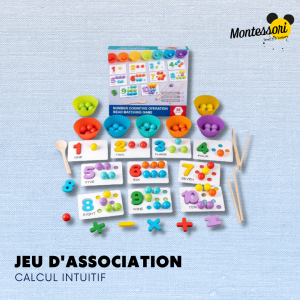 Jeu d&rsquo;Association Montessori | Calcul Intuitif