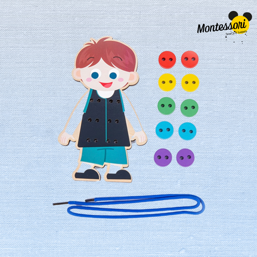 Jeu à coudre Montessori | Ensemble – Image 2